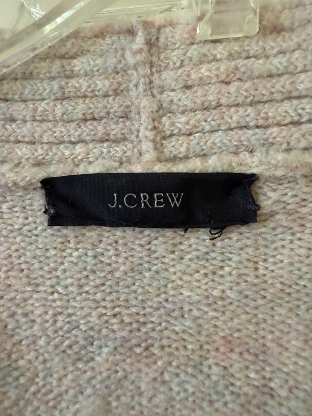 J. Crew Light Cream Button-Front Knit Cardigan - Picture 4 of 5